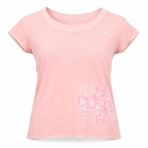 Reebok Women's Pink T-Shirt, Size 12, Casual Summer Essential