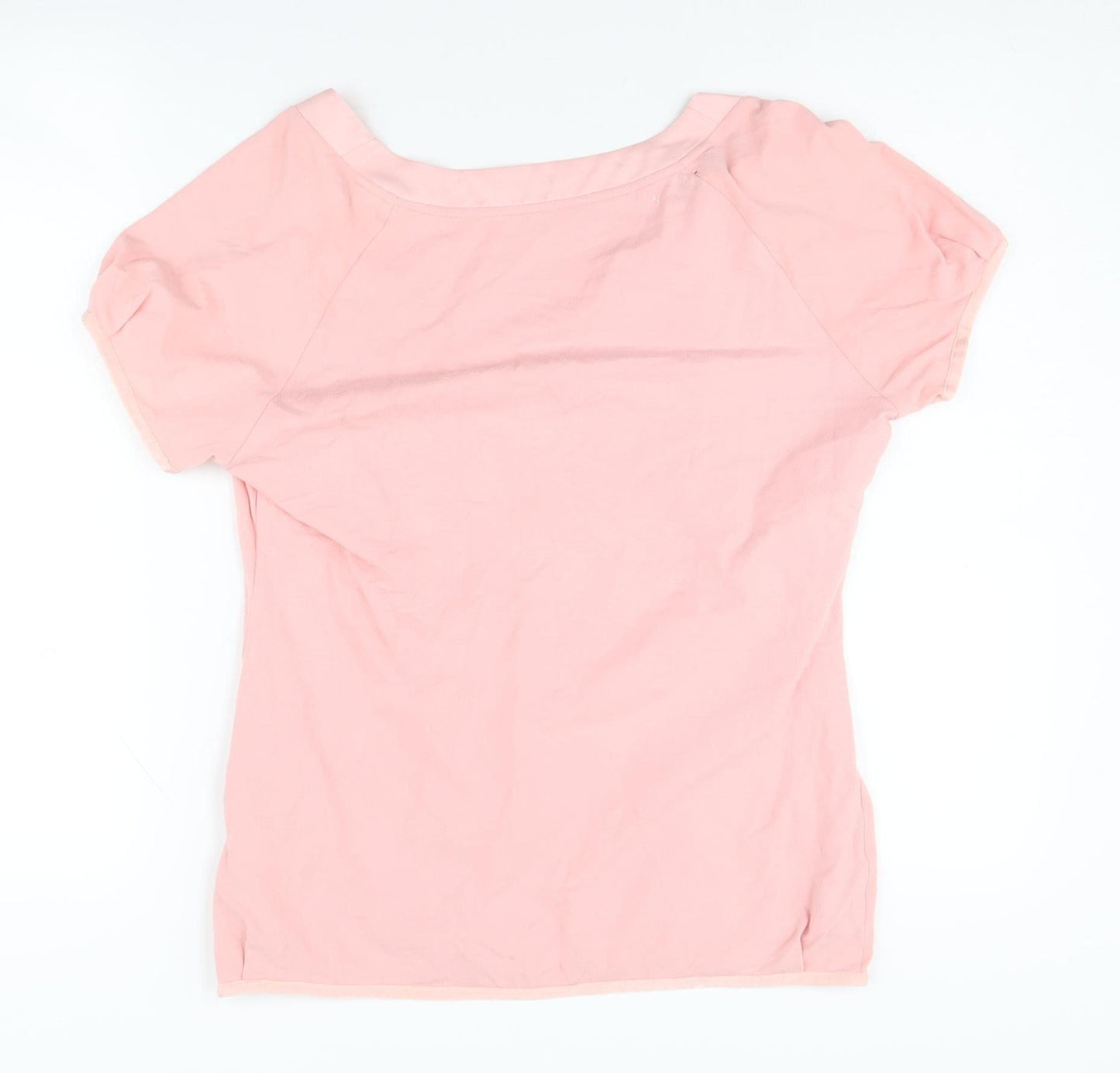 Reebok Women's Pink T-Shirt, Size 12, Casual Summer Essential