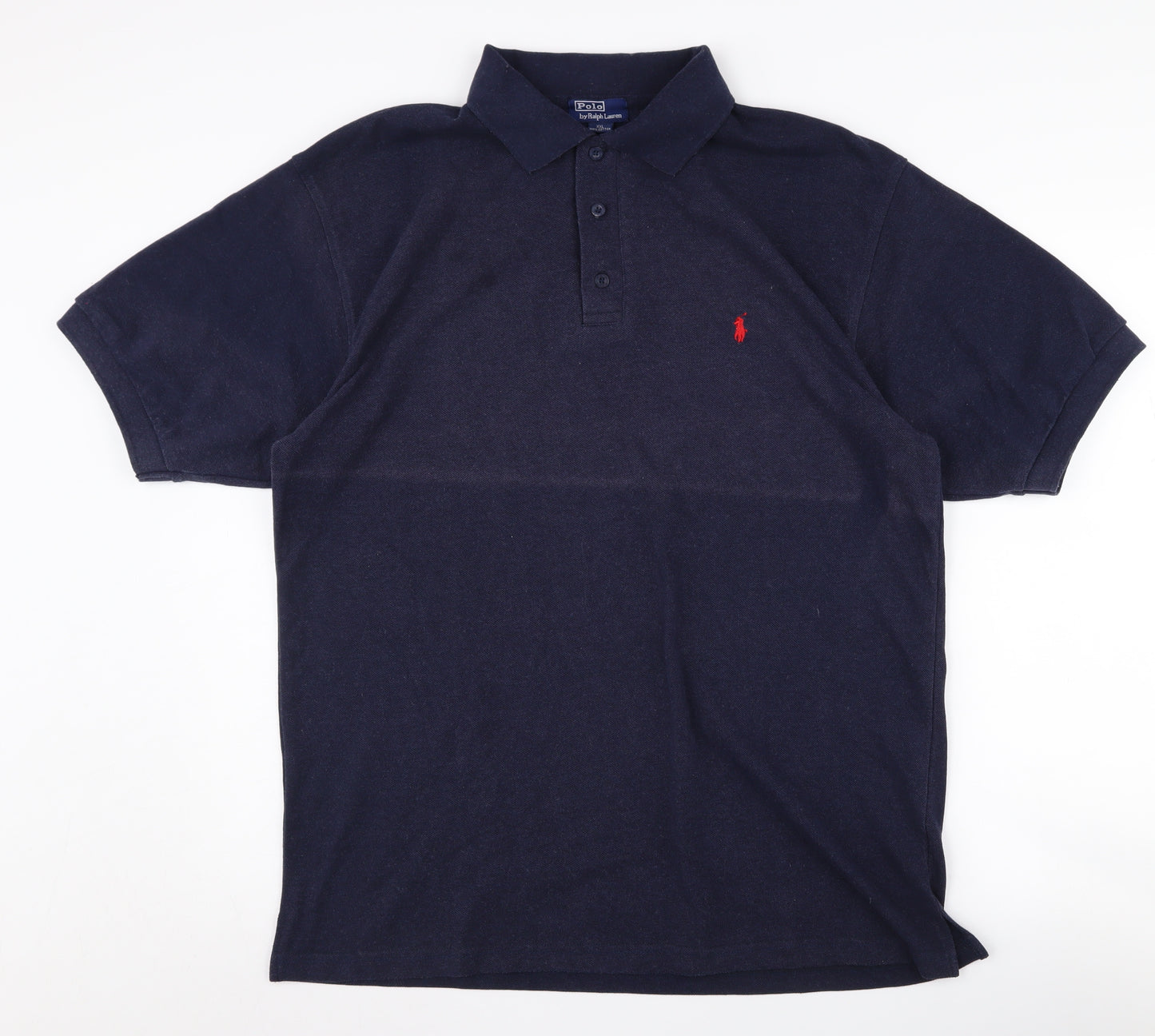 Ralph Lauren Men's Black Polo Shirt 2XL
