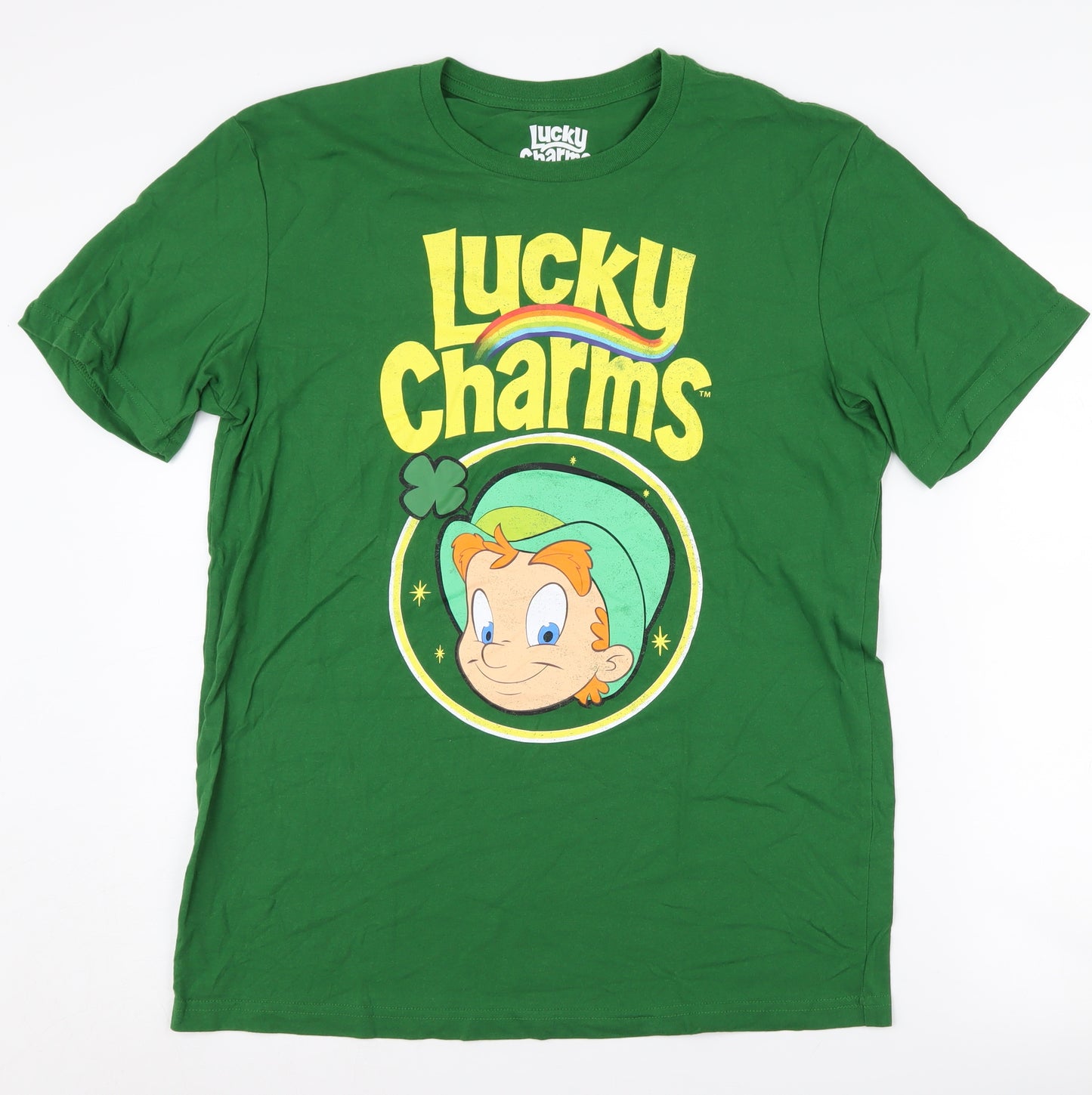 Lucky Charms Men's Green Graphic T-Shirt - Medium