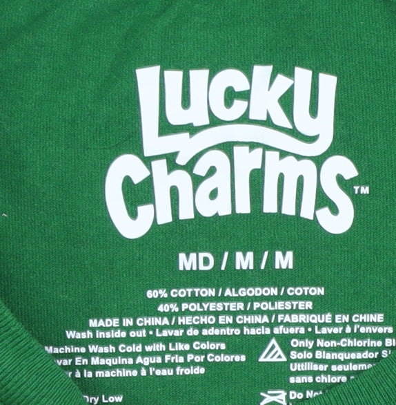 Lucky Charms Men's Green Graphic T-Shirt - Medium