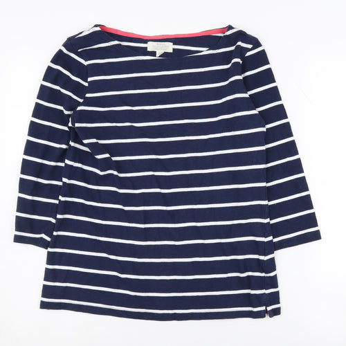 Mountain Warehouse Women's Blue Striped Pullover, Size 12