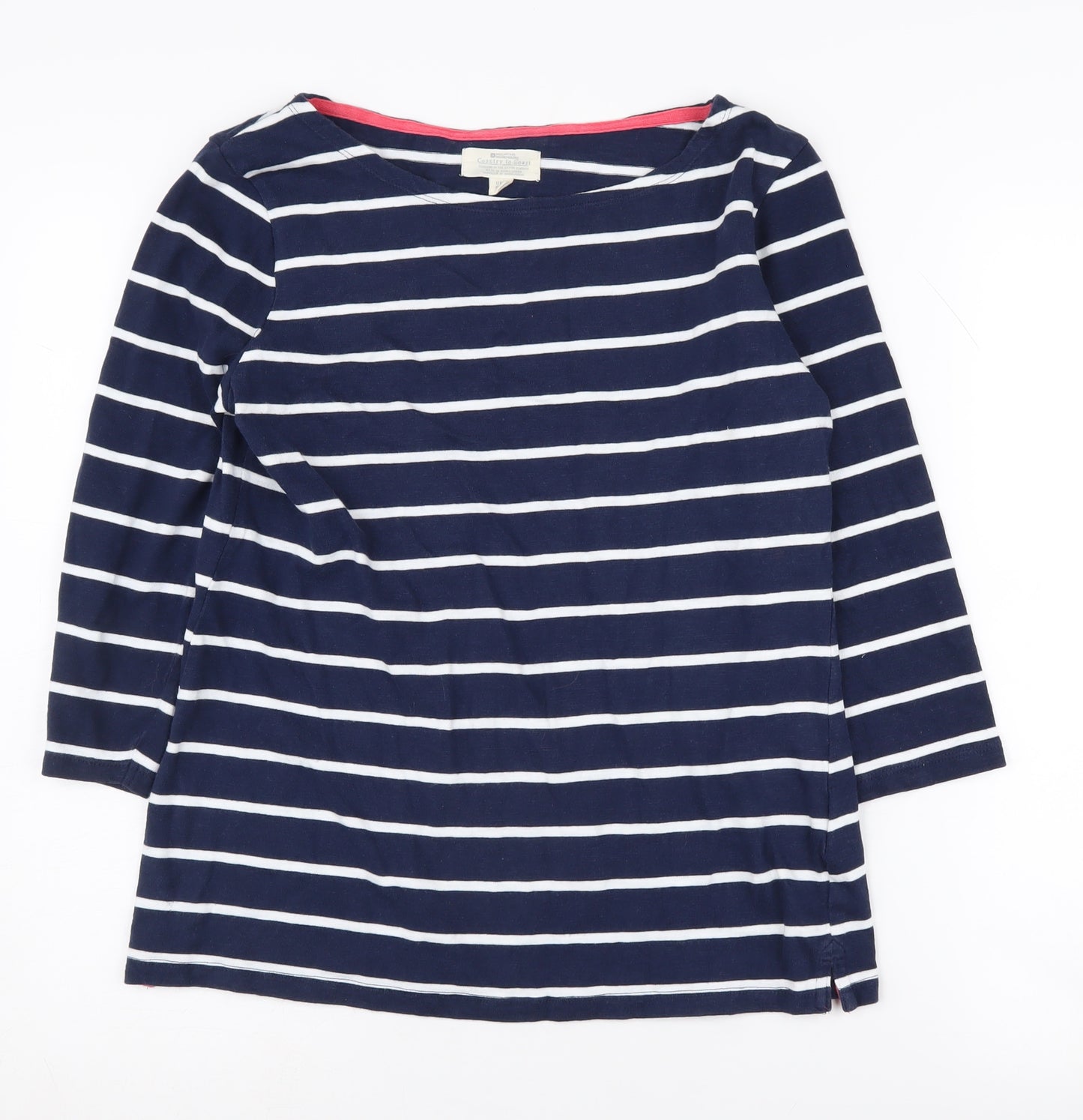 Mountain Warehouse Women's Blue Striped Pullover, Size 12