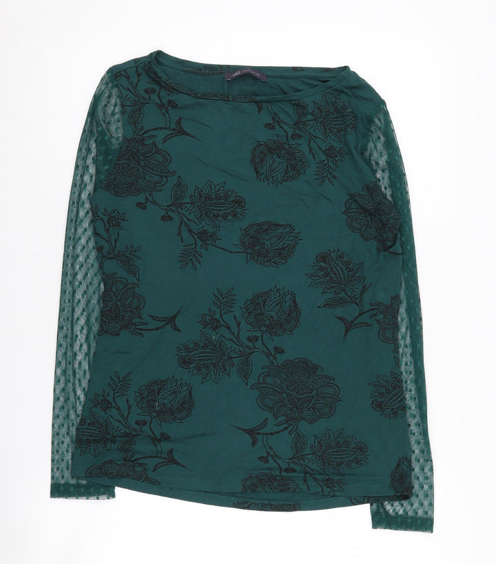 Marks and Spencer Green Floral Blouse UK 12