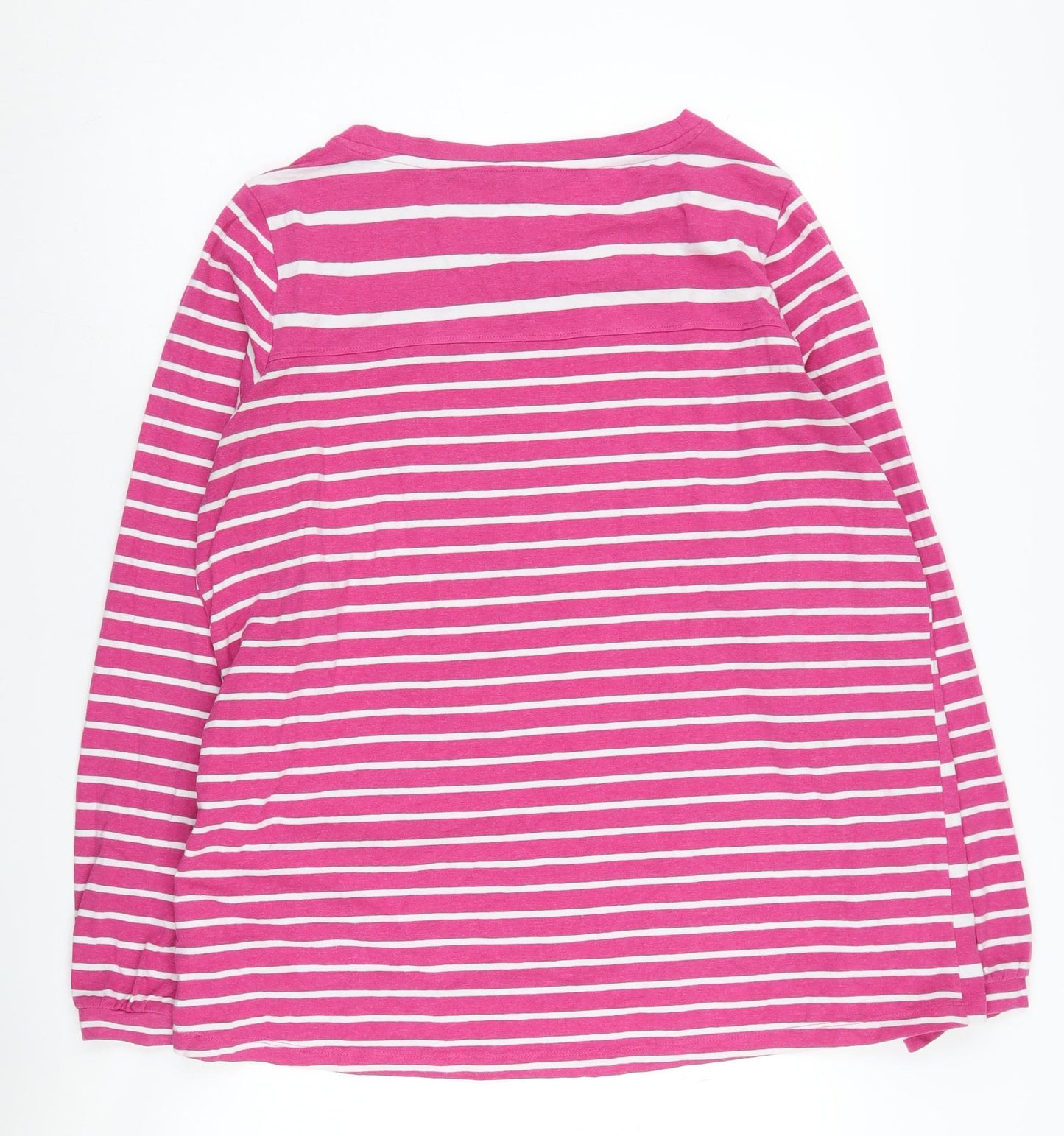 Next Women's Pink Striped Pullover Jumper, Size 16