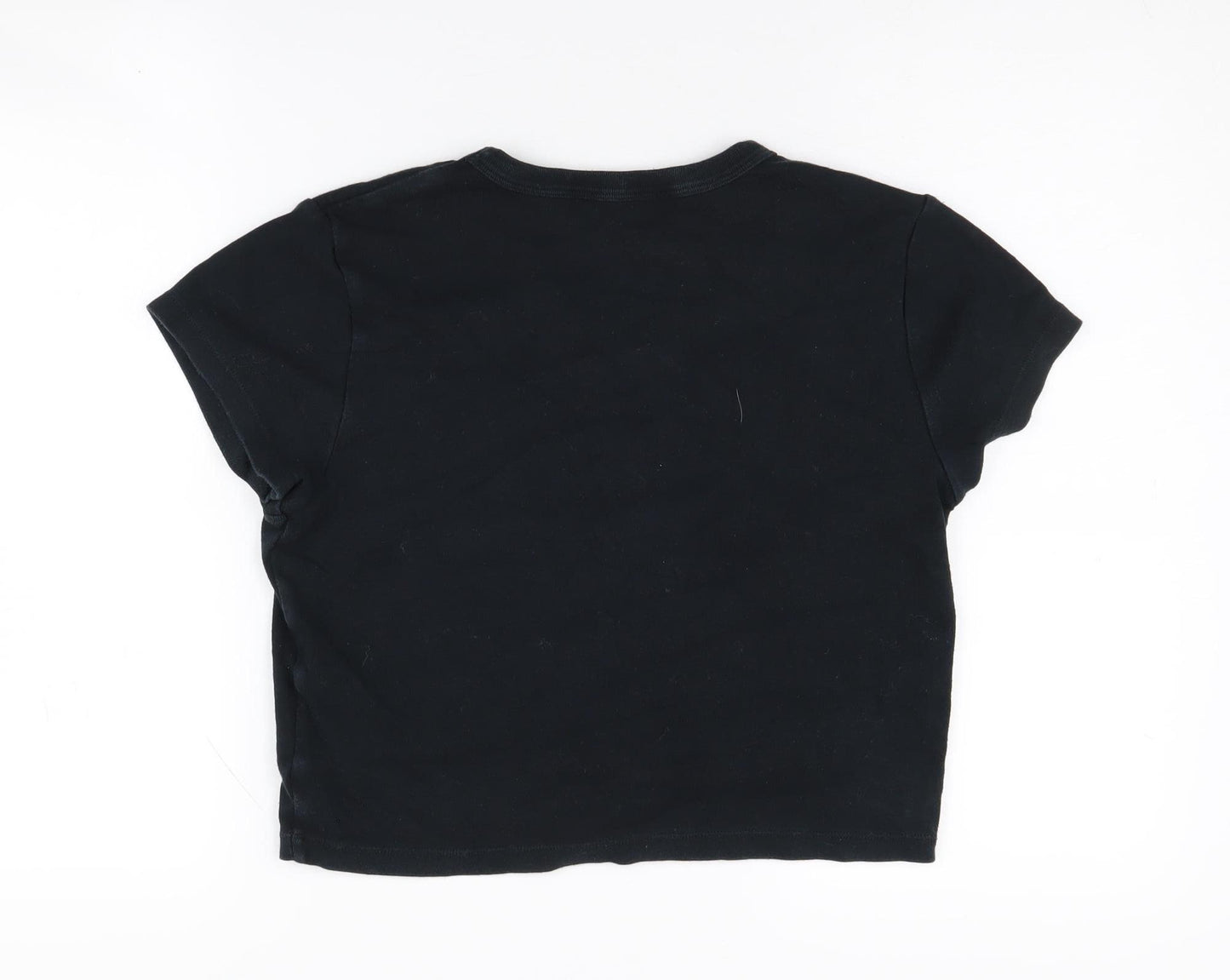 Teddy Fresh Black Unisex T-Shirt, M, Short Sleeve, Cotton