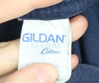 Gildan Men's Blue XL Sports T-Shirt