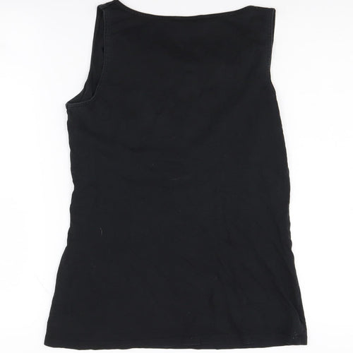 Boden Women's Black Sleeveless Cowl Neck Top Size 10
