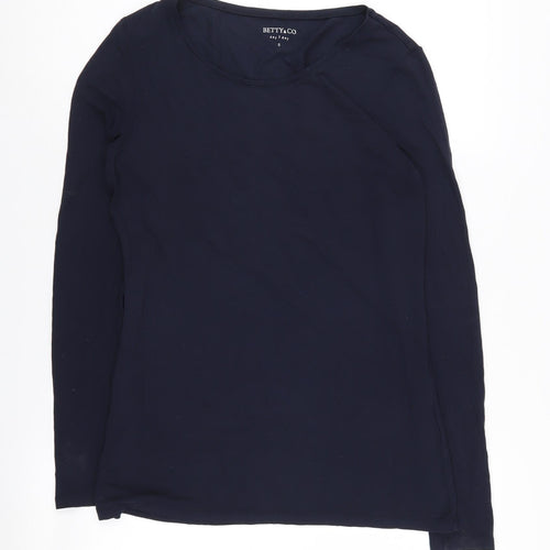 Betty & Co Women's Black Long Sleeve T-Shirt - Size S