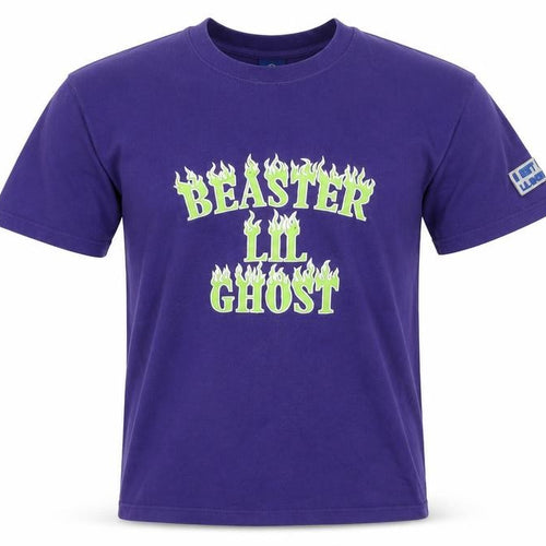 Beaster Men's Purple Graphic Print T-Shirt XS