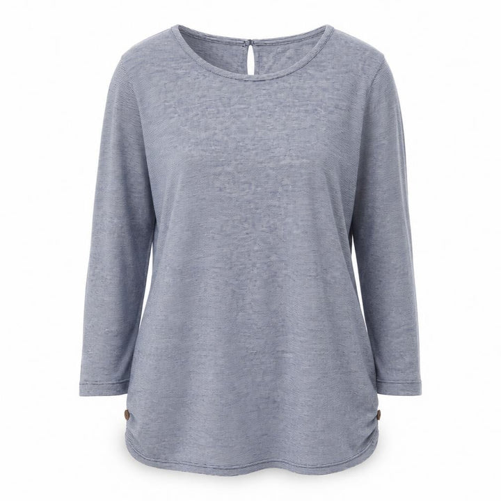 FatFace Women's Blue Long Sleeve Top, UK 8