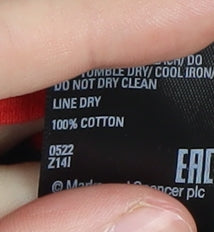 Marks & Spencer Women's Red Striped Jersey Top Size 20