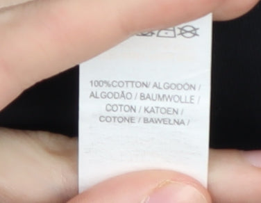 Ariana Grande Women's Black Cropped T-Shirt, Size M