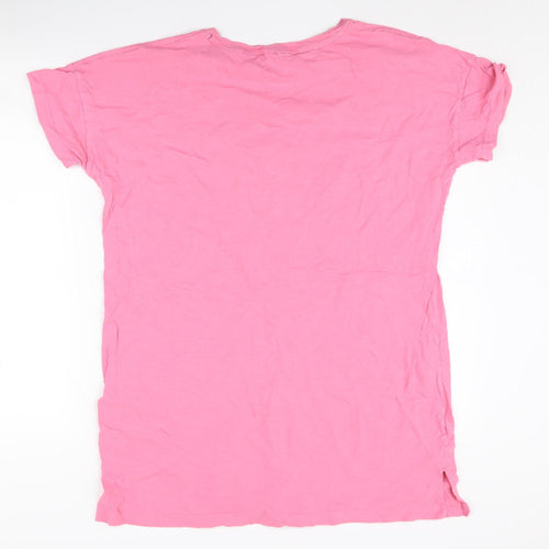 Disney Women's Pink Nightshirt, Size 10-12, Cotton, Graphic