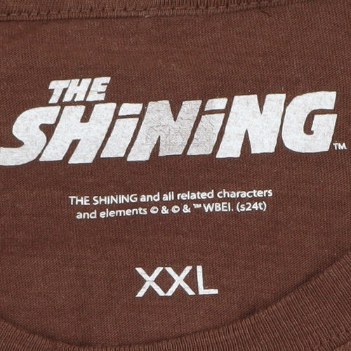 The Shining Men's Brown 2XL Graphic T-Shirt