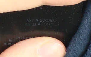 Jaeger Women's Blue Basic T-Shirt L 3/4 Sleeve