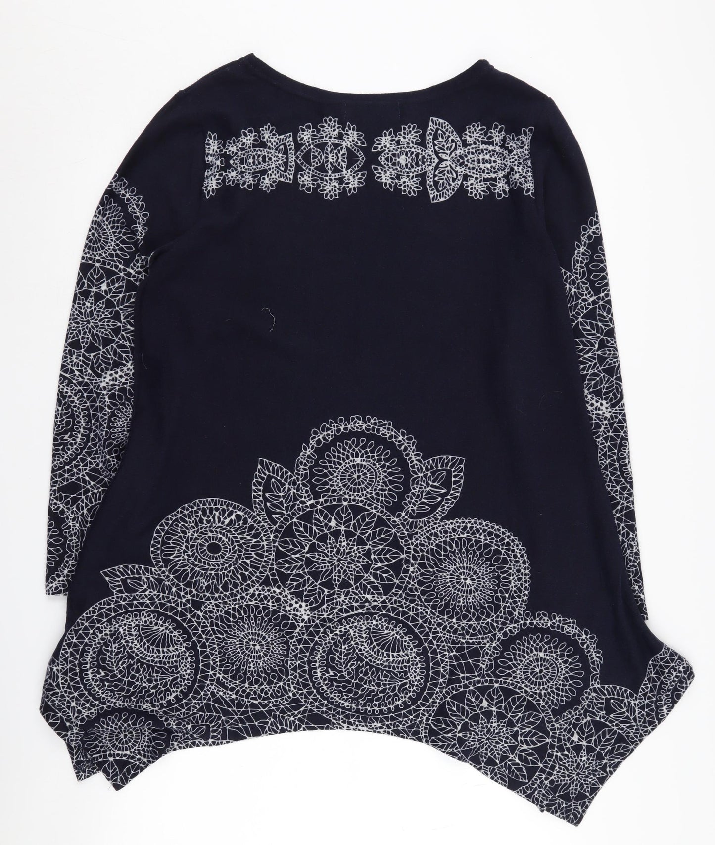 Autonomy Women's Black L Pullover Geometric Jumper