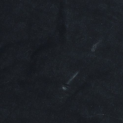 SEMI-R Unisex Black Grey Ringer T-Shirt L Cartoon