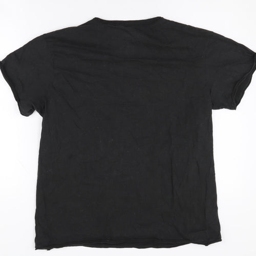 Reckless Apparel Men's Black The Doors T-Shirt L