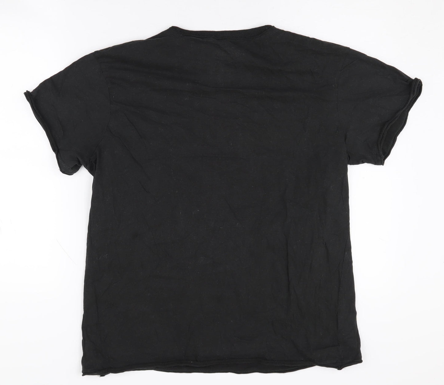 Reckless Apparel Men's Black The Doors T-Shirt L