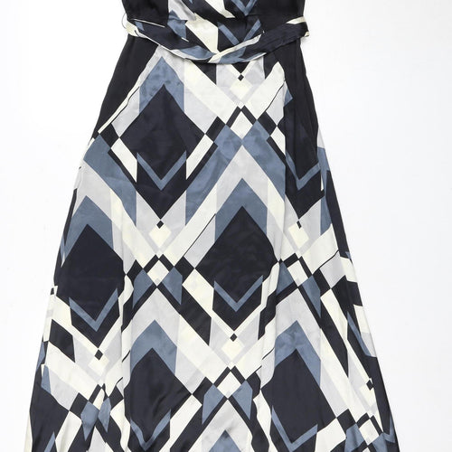 Monsoon Women's Multicoloured Size 8 Geometric Dress