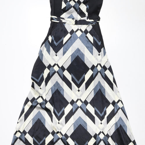 Monsoon Women's Multicoloured Size 8 Geometric Dress