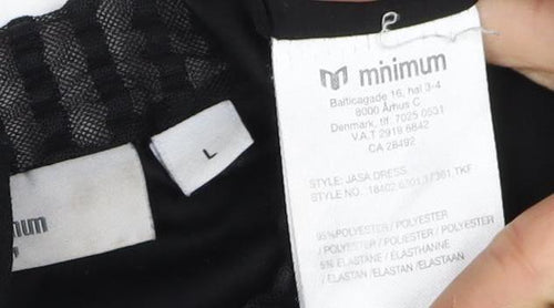 Minimum Women's Black Long Sleeve Dress Size 10