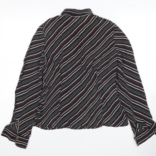 Designers at Debenhams Women’s Black Striped Silk Shirt