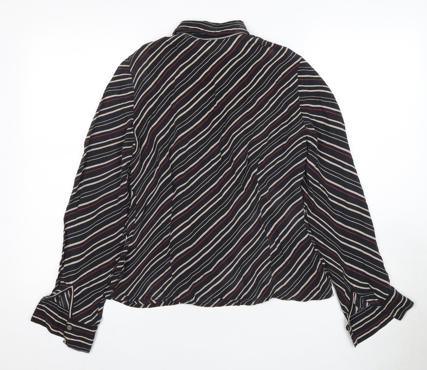 Designers at Debenhams Women’s Black Striped Silk Shirt
