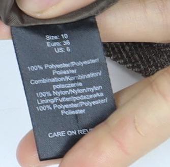 Jessica Howard Women's Brown Sheath Dress Size 10