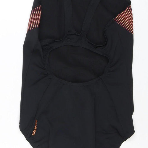 Speedo Women's Black Athletic One Piece Swimsuit Size 12