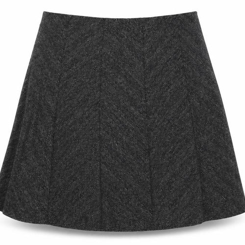 Marks and Spencer Women Black A-Line Knee Length Skirt