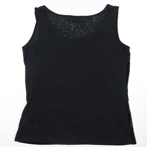 Marks and Spencer Women's Black Tank Top, Size 14