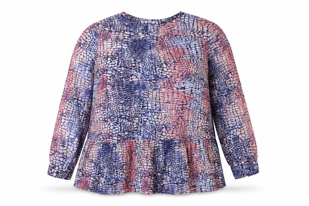 Front view of Bonmarché Women's Multicoloured Blouse, size 16