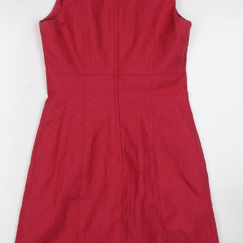 Next Women's Red Sleeveless Dress Size 8