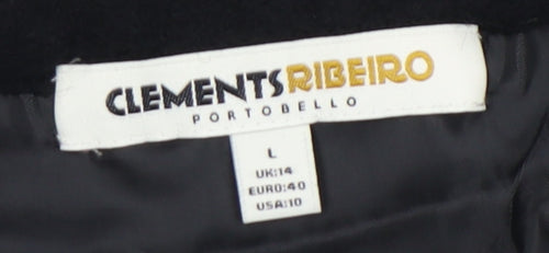 Clements Ribeiro Women's Wool Pencil Skirt, Size 14