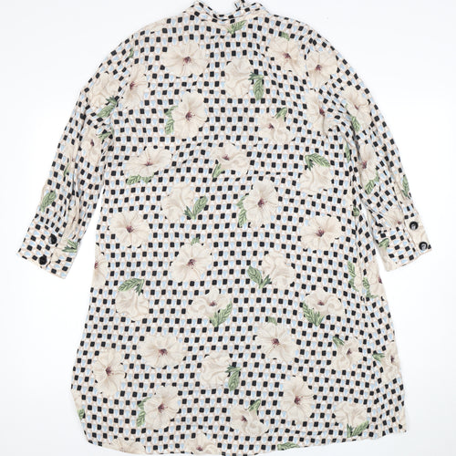 Zara Basic Women's Floral Shirt Dress, Size S