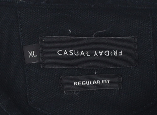 Casual Friday Men's Black XL Regular Fit Shirt