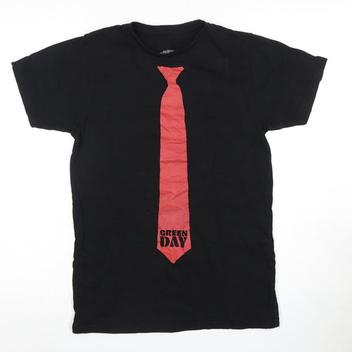 Green Day Men's Black Band T-Shirt Size S