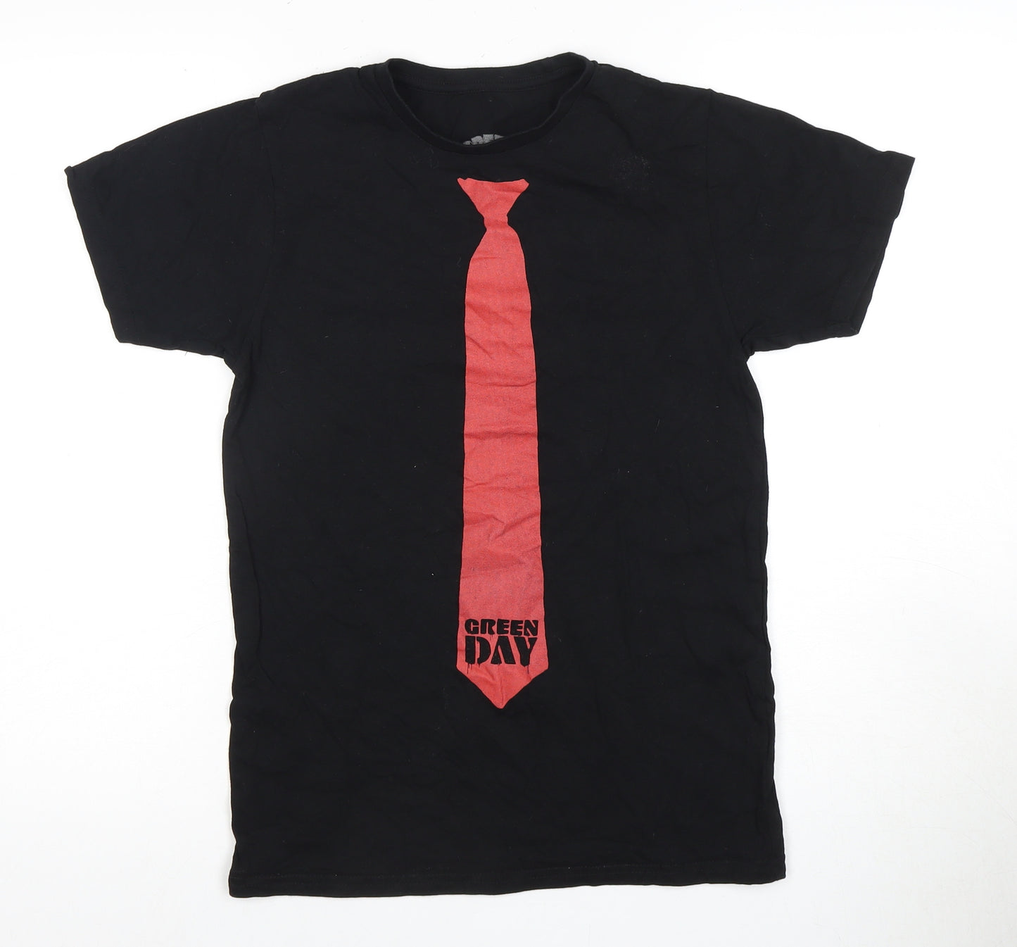 Green Day Men's Black Band T-Shirt Size S