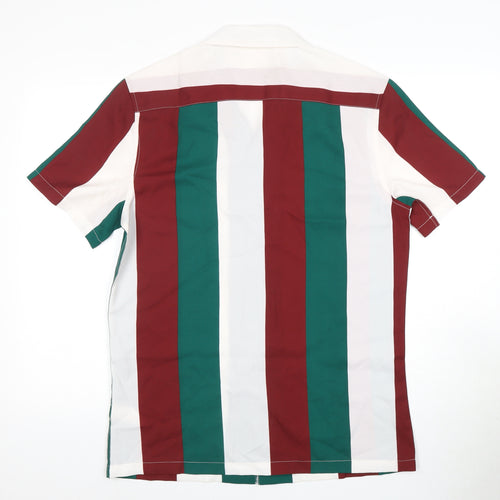 ASOS DESIGN Men's Multicoloured Striped Shirt M