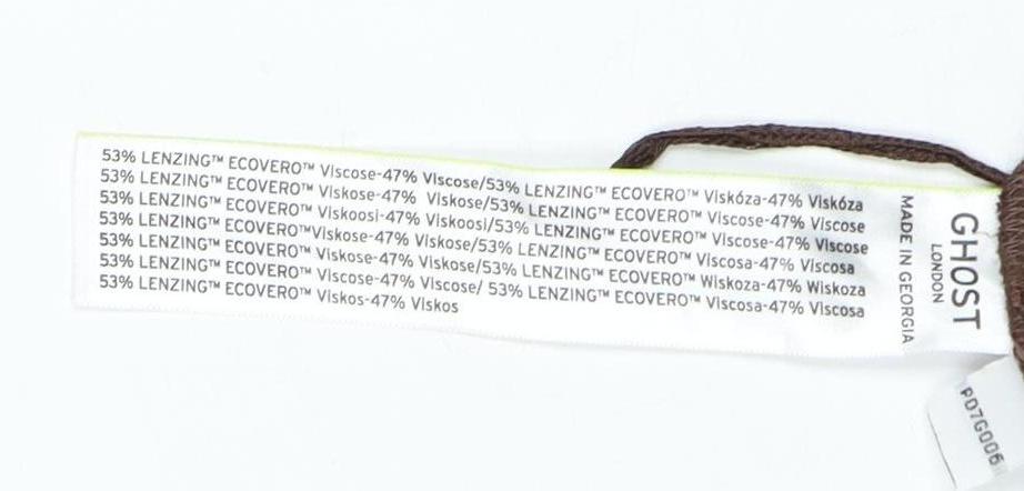 Ghost London Women's Brown Wide-Leg Trousers M