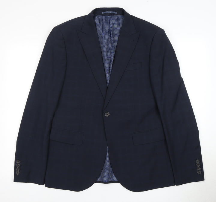 Next Men's Blue Blazer - Size 40R Two-Button, Formal