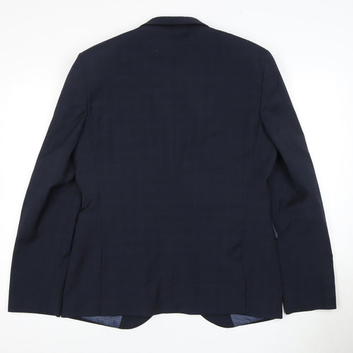 Next Men's Blue Blazer - Size 40R Two-Button, Formal