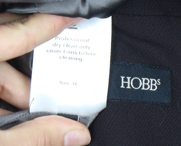 Hobbs Women's Black Wool Blazer Size 10
