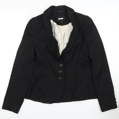 Next Women's Black Blazer, UK 10, Business, Lined