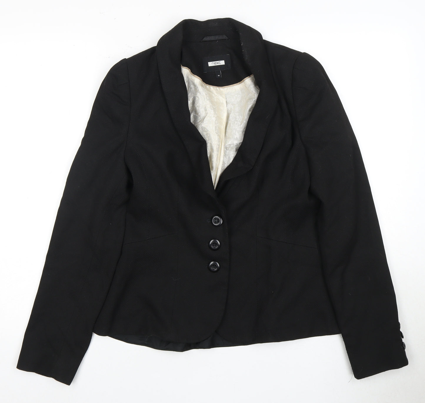 Next Women's Black Blazer, UK 10, Business, Lined