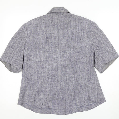 Roman Originals Women's Grey Blazer, Size 16, Regular Fit