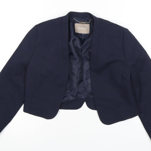 Orsay Women's Blue Blazer Size 6 Regular Fit