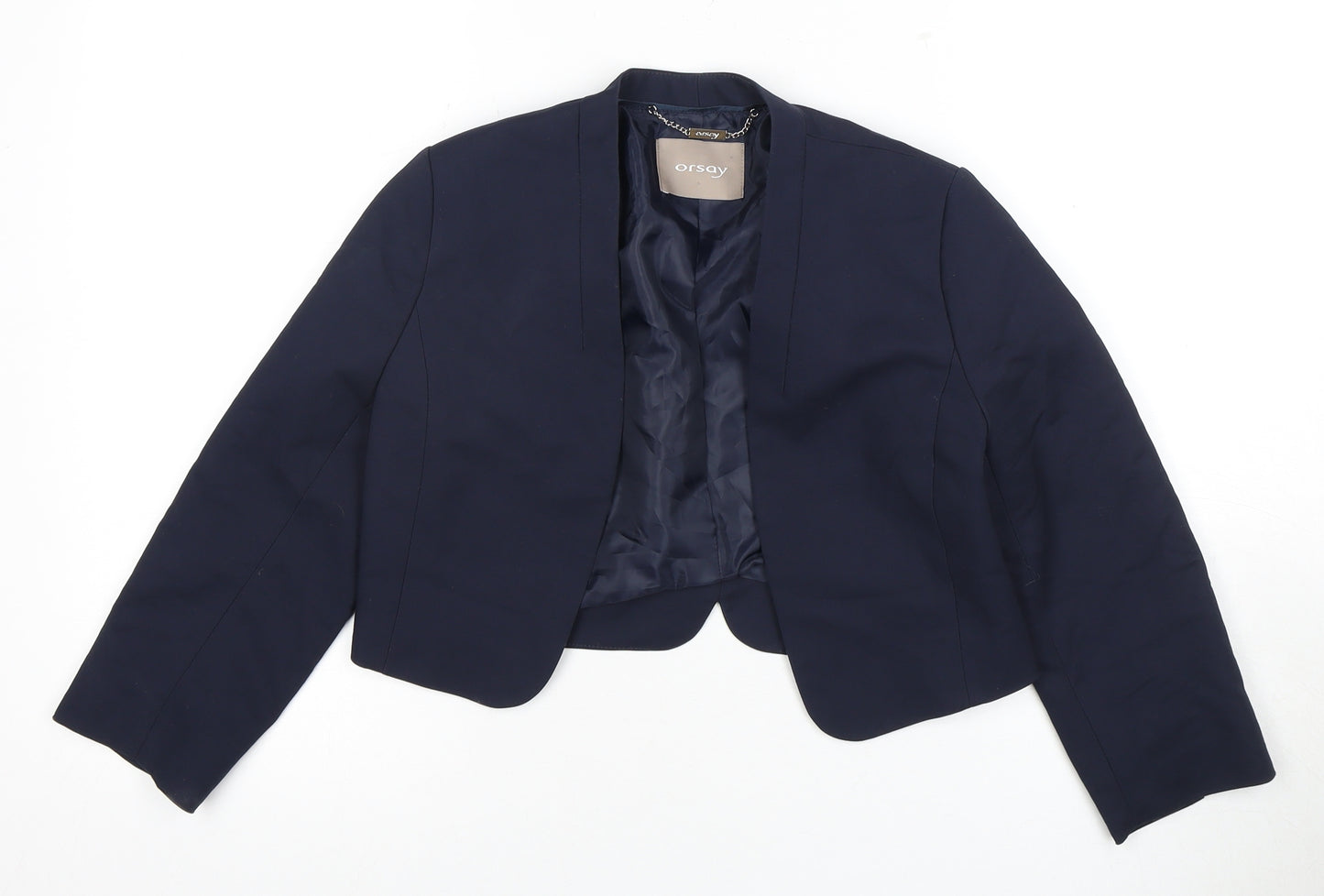 Orsay Women's Blue Blazer Size 6 Regular Fit